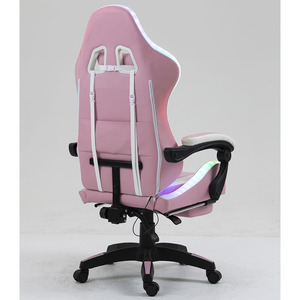 Chaise de jeu E-Sports RGB en cuir, chaise d'<span class=keywords><strong>ordinateur</strong></span> pour cybercafé, confortable pour une longue utilisation, ergonomique et réglable, chaise de bureau pour <span class=keywords><strong>ordinateur</strong></span> - Product Image 5