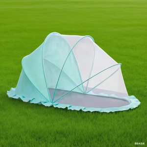 Mosquitera Plegable Multicolor 100% Poliéster con Toldo para Bebés, para Uso en Exteriores y Dormitorios en Verano - Product Image 1