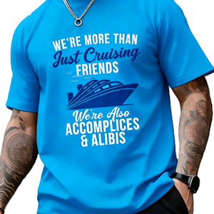 Camiseta divertida para amigos de crucero, compañeros de viaje, alibis, camiseta a juego para mejores amigos en viaje de crucero - Product Image 5