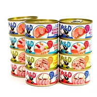 Nourriture humide pour chat MAIDOU, riche en protéines, en conserve de 85 g, sans céréales, pour les chats aux estomacs sensibles, saveur poulet, en-cas