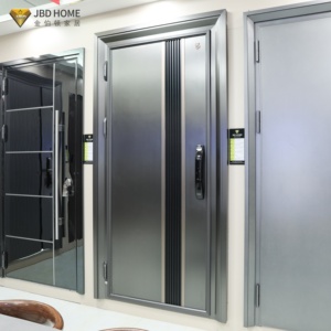 Porta d'Ingresso Moderna in Acciaio Ignifugo per Casa con Isolamento Termico e Design Antifurto di Sicurezza - Product Image 4