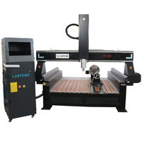Machine de sculpture sur bois informatisée, routeur CNC 4x4 1212 pour sculpture 3D, bois rotatif, MDF, plastique, métal souple