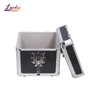 Grande capacité 7/12 pouces CD/LP Vinyl Record Case Hard DVD Aluminium Storage Case Robuste Aluminium CD Display Collection Case
