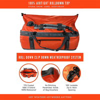 Sac à dos extra large en PVC imperméable 1680D très résistant pour le camping en voiture et la navigation de plaisance