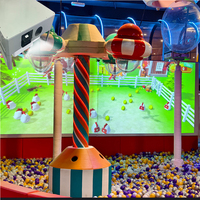 Juegos Interactivos de Pared Comerciales para Interiores, Sistema de Proyección de Bolas, Diseñado para Parques Infantiles y Parques de Actividades