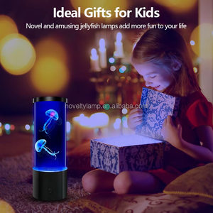 J & R Abs Materiaal Mini <span class=keywords><strong>Aquarium</strong></span> Lamp 7 Kleur Veranderende Led Kwallen Voor Kinderen Warm Usb Bureau Decoratie <span class=keywords><strong>Aquarium</strong></span> Voor Kamer Gebruik - Product Image 4