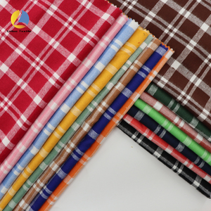 Vendita calda 100% di cotone tessuto di flanella spazzolato singolo lato Twill tessuto Plaid Pattern 145cm di larghezza per camicia pigiama Homewear - Product Image 1
