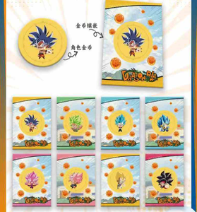 Yanka DragonBalls Collection Cartes Limitées Son <span class=keywords><strong>Goku</strong></span> Vegeta Trading <span class=keywords><strong>Jeu</strong></span> Numéroté Cartes À Jouer Métal Coin Carte Cadeau pour Enfants - Product Image 5