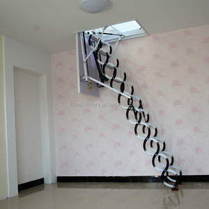 Échelle en aluminium pliante télescopique électrique avec un design moderne Capacité de charge de 300kg pour une utilisation en appartement - Product Image 4