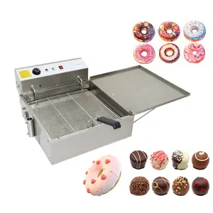 Máquina comercial de fazer donuts e donuts, extrusora de donuts portátil para lanches comerciais