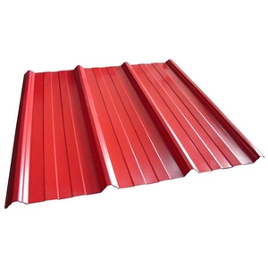 แผ่นเหล็กลูกฟูก <span class=keywords><strong>GI</strong></span> ขนาด 0.2*900 มม. สำหรับงานก่อสร้าง สีแดง อลูมิเนียมสังกะสี - Product Image 1