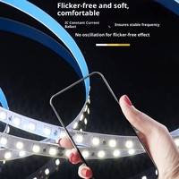 Barre lumineuse LED pour armoire 2835, DC 12V/24V, lumière douce, 120 LED, PCB 8mm, éclairage linéaire, IP67 étanche, CRI90, température de couleur multi-couleurs pour