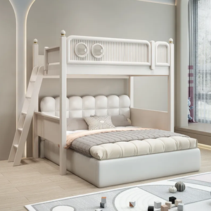 Camera dei bambini multifunzionale <span class=keywords><strong>letto</strong></span> <span class=keywords><strong>a</strong></span> castello sfalsato con letti <span class=keywords><strong>a</strong></span> castello superiore e inferiore - Product Image 3