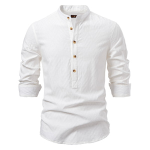 slim fit dress slacks Slim Fit Long Sleeve Checked Placket European Shirt