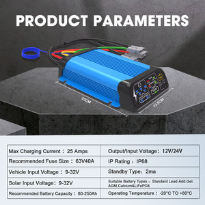 Caricabatterie DC-DC Step-Up da 24V a 55V 25A per Camper, Imbarcazioni e Sistemi Off-Grid - Product Image 2