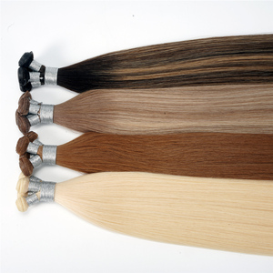 Extensions de cheveux Remy <span class=keywords><strong>série</strong></span> Luxe 8 étoiles Construction respirante ultra-mince Intégration invisible à double tirage pour la trame de génie - Product Image 3