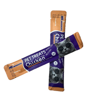 Friandises pour animaux de compagnie AIBAK, saveur bœuf, poulet et thon, bâtonnets pour chats riches en protéines, faibles en gras, haute teneur en viande, nourriture humide