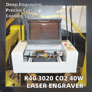 Voiern 40W 3020 CO2 <b>Laser</b> Engraving Machine-Water-Cooled 3-Axis High New for Wood <b>Plastic</b> Metal Rubber AI/PLT 40W CO2 <b>Laser</b> Engr - Product Image 6