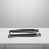 Barras Deslizantes de Aluminio Extruido de Alta Tolerancia, Mecanizadas por CNC, para Equipos Automatizados, Manipulación de Materiales, Guía Lineal, Pieza de Hardware