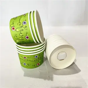 Disposable Packaging Dessert Yogurt Ice Cream Container Tubs Paper Ice Cream Cup