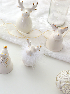 Nuevos diseños Tabletop Decoraciones navideñas Interior Vintage Cerámica Navidad Santa <span class=keywords><strong>Claus</strong></span> Figuras - Product Image 4