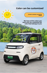 Voiture électrique compacte à 4 roues, 2 portes, 4 places, autonomie de 101 à 200 km, véhicule électrique miniature à faible vitesse, nouvelle énergie - Product Image 2