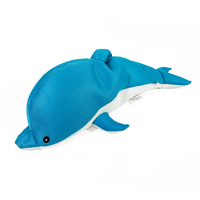 Flotteur de piscine Dolphin Pool Petz, pas besoin de gonflage, jouet flottant pour piscine en forme d'animal, maille