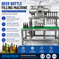 Machine de remplissage de canettes de bière à contre-pression, scelleuse et remplisseuse de canettes en aluminium, anti-mousse, pour boissons gazeuses, cidre, kombucha