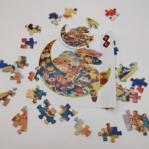 Vente en gros <span class=keywords><strong>de</strong></span> puzzles personnalisés personnalisés Jeu en papier pour animaux Puzzles pour enfants et adultes - Product Image 5