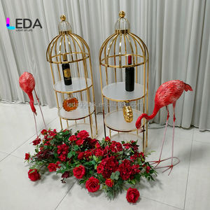 LEDA ชั้นวางของคุณภาพสูงสำหรับห้องนั่งเล่น ระเบียง ร้านเสริมสวย สำนักงาน สปา รูปทรงกรงนก สำหรับจัดเก็บของมุมห้อง วางกระถางดอกไม้ - Product Image 3