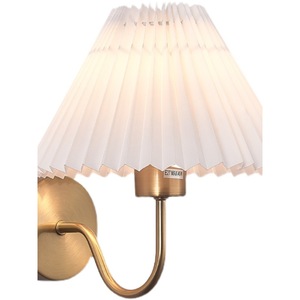 Modern Minimalist Nordic Style Wall <b>Lamp</b> for Bedroom Bedside Living Room Staircase Hallway Balcony <b>Study</b> Pleated Design - Product Image 2