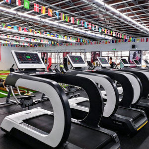 Tapis roulant commercial d'intérieur à absorption des chocs, 1-20 km/h, équipement sportif multifonctionnel silencieux et intelligent pour salle de sport WD-LDT-930 High - Product Image 4