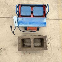 Machine à Briques Simple et Compacte Électrique et Manuelle pour Blocs de Ciment – Idéale pour Usage Domestique