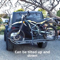 Support de moto arrière pliable en acier robuste à fixation sur attelage – Offre Spéciale