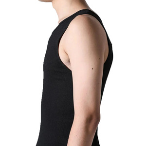 Camiseta sin mangas de algodón para hombre, cuello redondo, transpirable, de secado rápido, informal, para verano, ligera, para uso diario. - Product Image 6