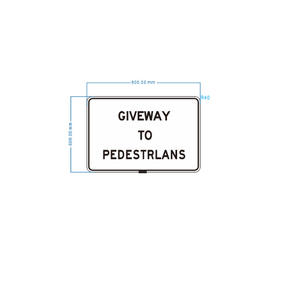 لوحة إشارة السلامة المرورية المربعة ، من الألومنيوم من من من من من من من من من من من - Product Image 2