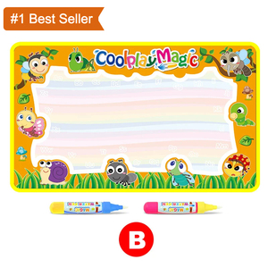 Jumon Water Doodle Mat Educational <b>Drawing</b> Toys Set for Kids with Animal Themes Unisex TC Cloth & Cotton Material Color Box T27 - Product Image 3
