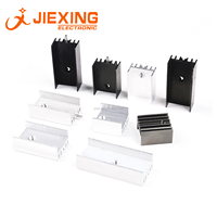 Pendingin aluminium dengan pin TO-220/7805/7812 15*10*16/20/25/30/35mm BARU