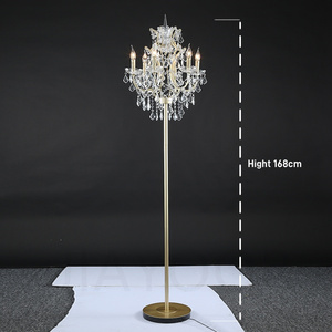 Lámpara de Pie de Cristal Vintage Moderna y Lujosa para Sala de Estar, Modelo HM-F-005 - Product Image 6