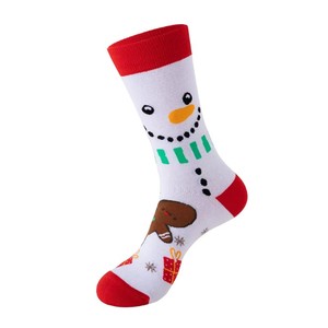 <span class=keywords><strong>Calcetines</strong></span> Navideños Personalizados al por Mayor, <span class=keywords><strong>Calcetines</strong></span> Divertidos con Diseño de Muñeco de Nieve, Papá Noel y Oso Polar, <span class=keywords><strong>Calcetines</strong></span> de Algodón de Tubo Unisex a la Moda para Navidad - Product Image 5