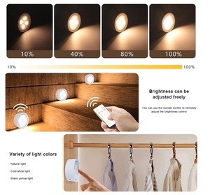 Thể thao thông minh cảm biến LED ánh sáng ban đêm Mini ABS 3 * AA cầu thang trần ánh sáng ấm áp chiếu sáng trong nhà 5V Pin nguồn điện - Product Image 4