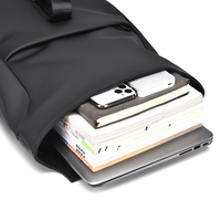 Sac à dos décontracté pour ordinateur portable avec poche pour trolley, fermeture magnétique, étanche, pour hommes et femmes, idéal pour les voyages d'affaires