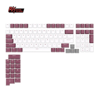 Real Kludge de 115 teclas pbt tres-color teclas 60 por ciento retroiluminada tailandés de teclas para rk61 rk100 Teclado mecánico