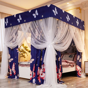 Mosquitero de Lujo Romántico para Cama <span class=keywords><strong>Doble</strong></span>, con Malla, Bordado, Encaje y Pliegues - Product Image 3