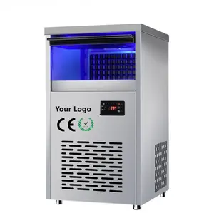 FQ-620X 150KG 일 큐브 카운터 디스플레이 냉동고 물 냉각 에너지 스타 압축기 제빙기 기계
