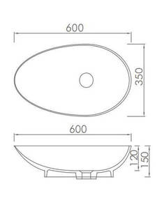 Kaliya thiết kế hiện đại Đá Nhân Tạo hình bầu dục lưu vực undermount chậu rửa cho phòng tắm Vanity mặt bát - Product Image 2