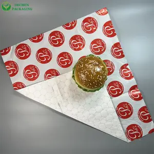 Aluminum Sandwich Burger Wrap And Foil Paper For Hamburger