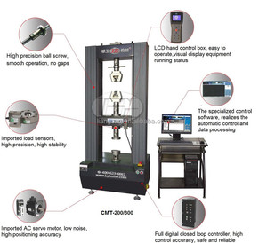 100kN 고정밀 디지털 만능 시험기 IP55 보호 등급 380V 전압 1년 보증 - Product Image 4