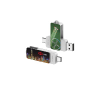 Otg flash drive usb, flash drive 32gb 64gb 128gb Tipe c memori flash 16 gb tipe-c untuk ponsel pintar 2 dalam 1 cle usb 3.0 2.0 bulk pen drive