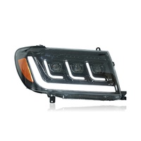 Luz LED para Auto, Luz Diurna LED con Dirección de Flujo para Toyota Land Cruiser LC100 02-07, Modificación del Conjunto de Faros Delanteros